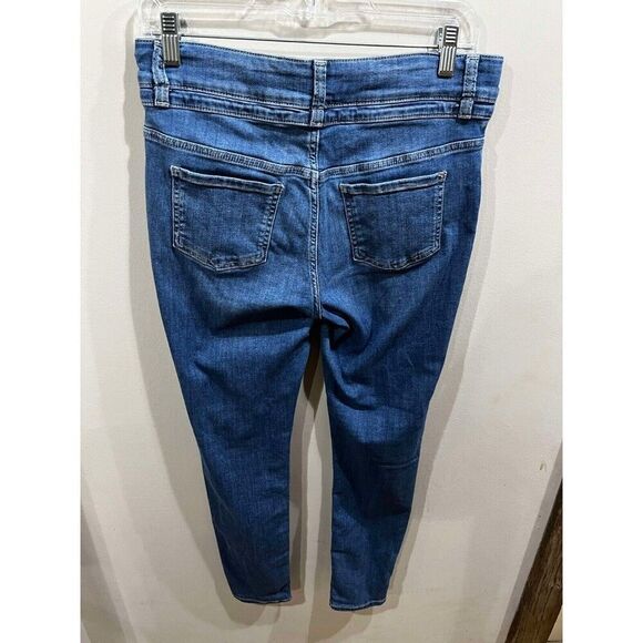 There Abouts Jeans Girls Size 14.5 Plus Blue Jegging Stretch Casual Whiskered - Picture 2 of 9